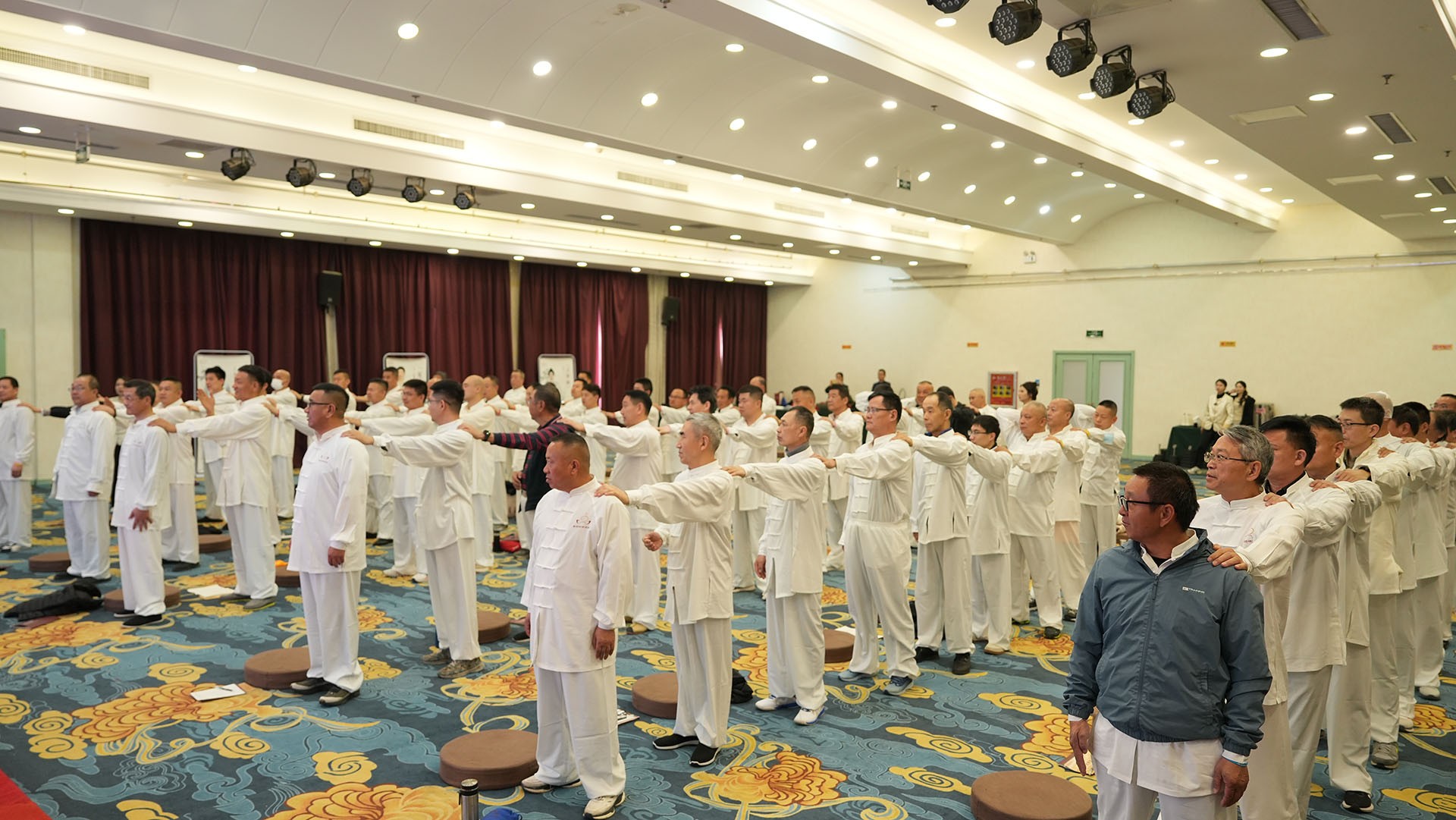 传统养生教学现场实景