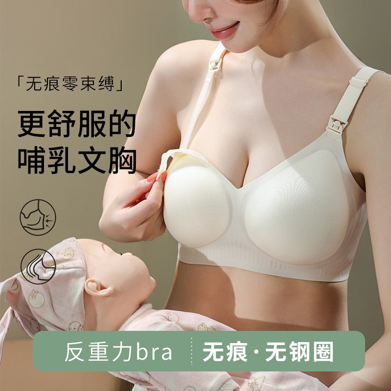 大胸显瘦哺乳内衣生产展示