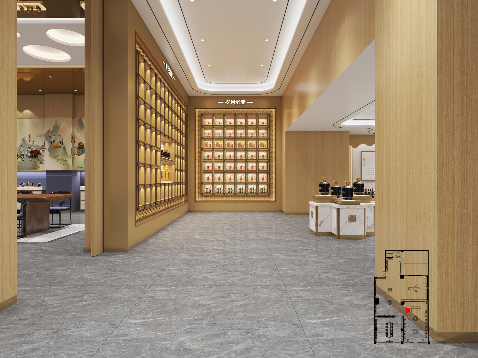 **展示柜实景应用
