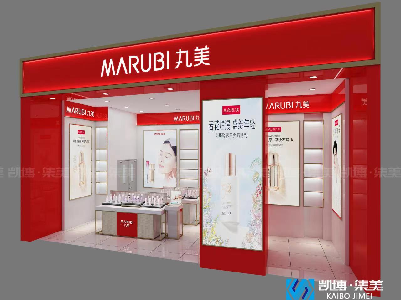 长沙美妆展柜生产实景图