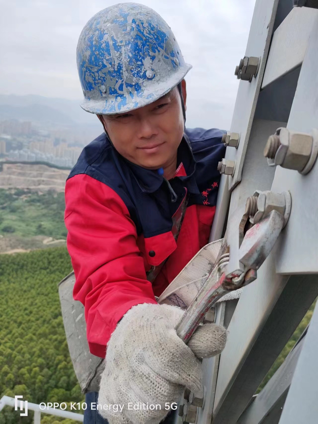 防雷系统检修施工现场