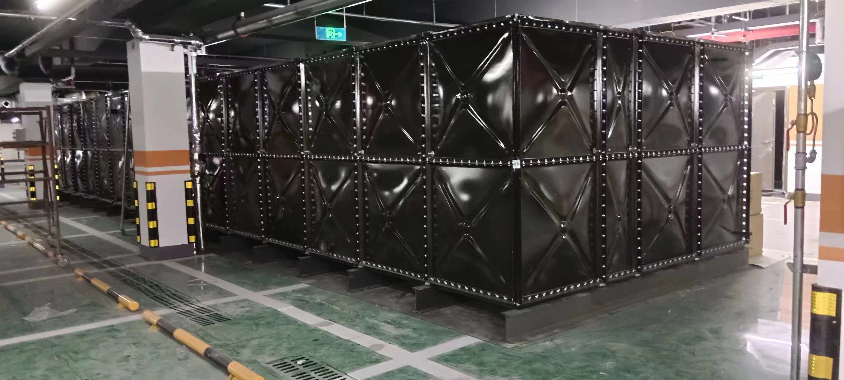 玻璃钢水箱生产线实拍