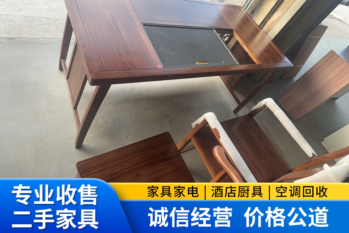 岩板圆桌回收场景