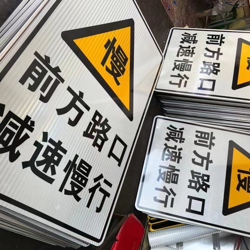 交通标志牌生产工艺展示