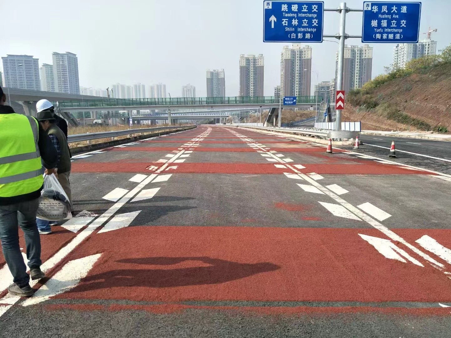 彩色路面铺装实景