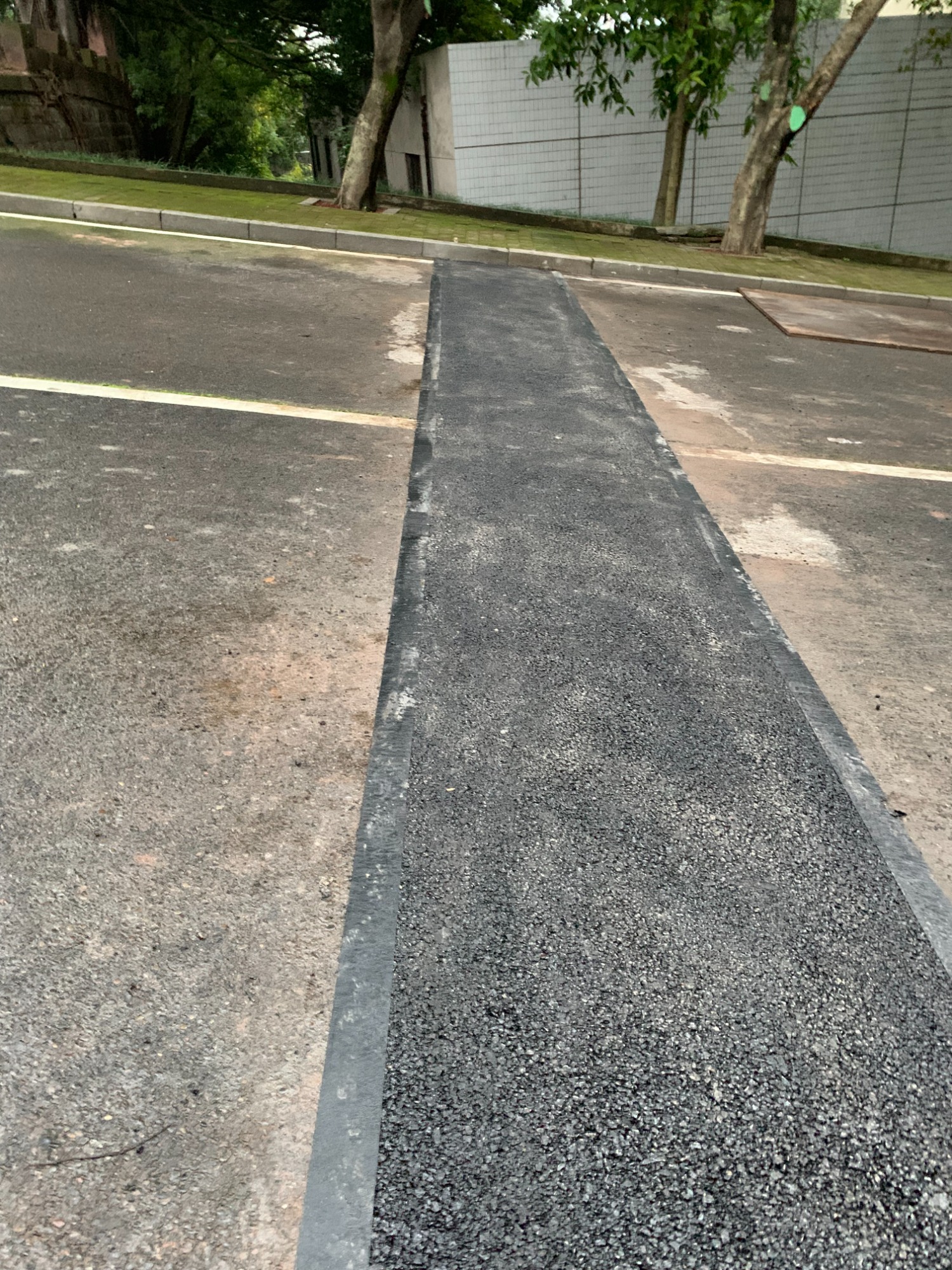 透水路面实景参考