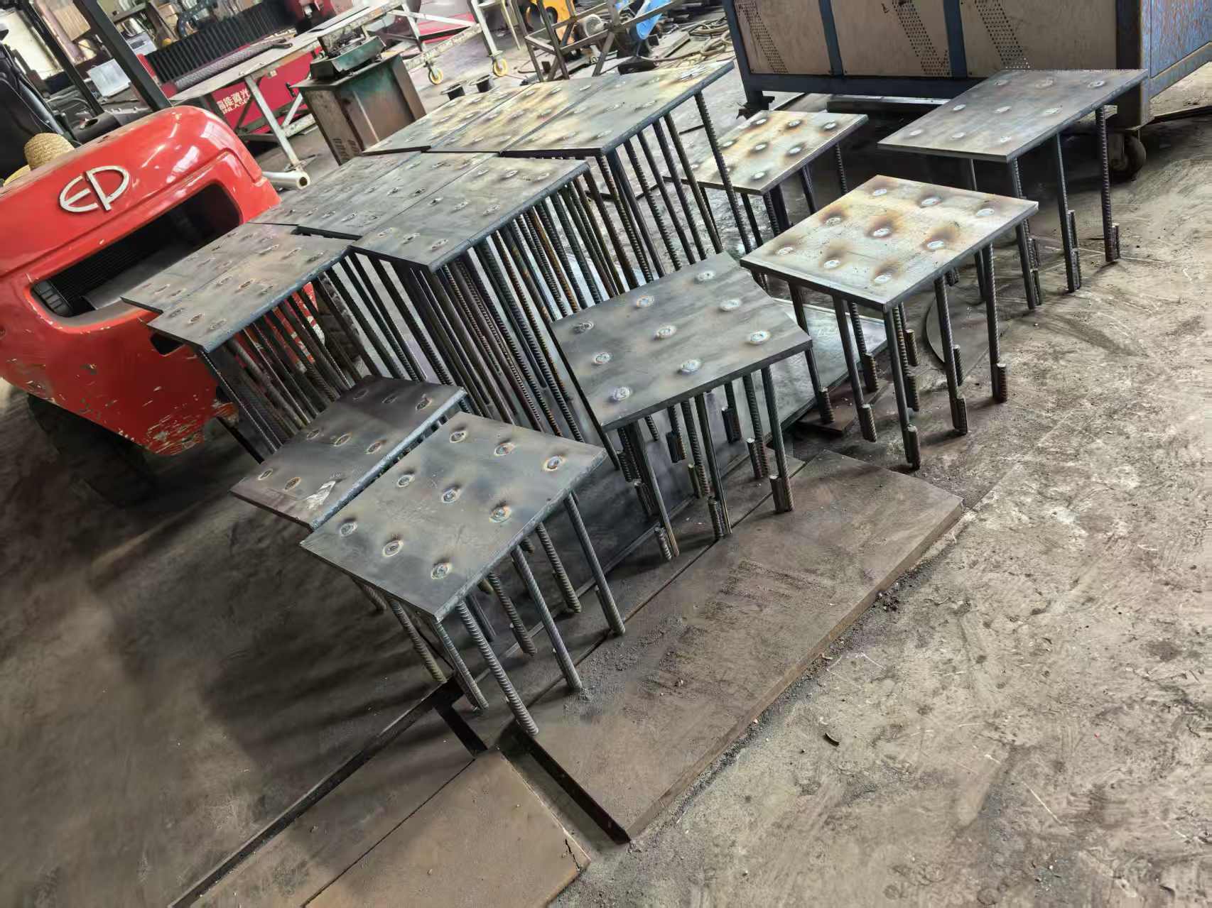 厚板加工现场