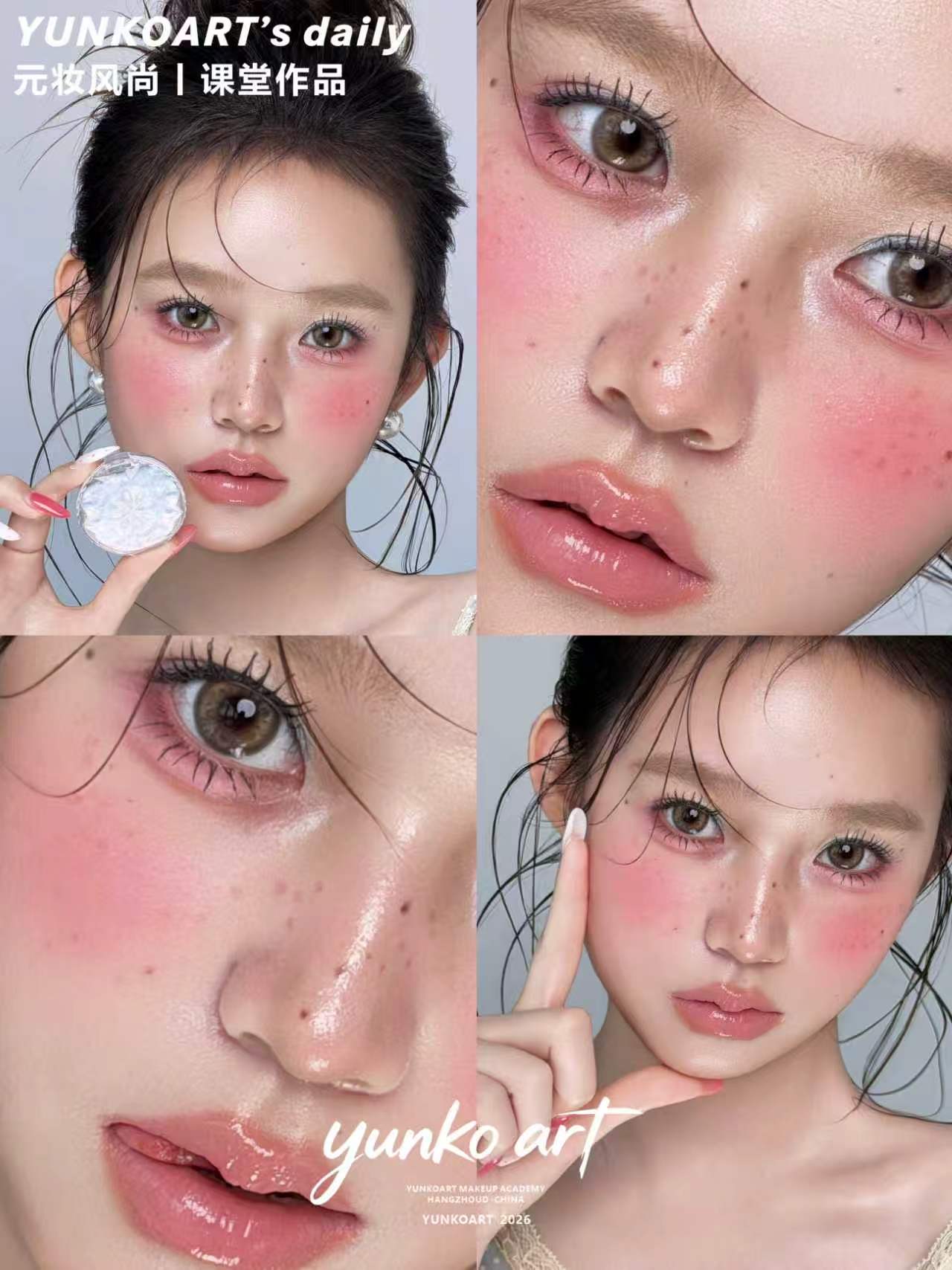 化妆培训实操现场
