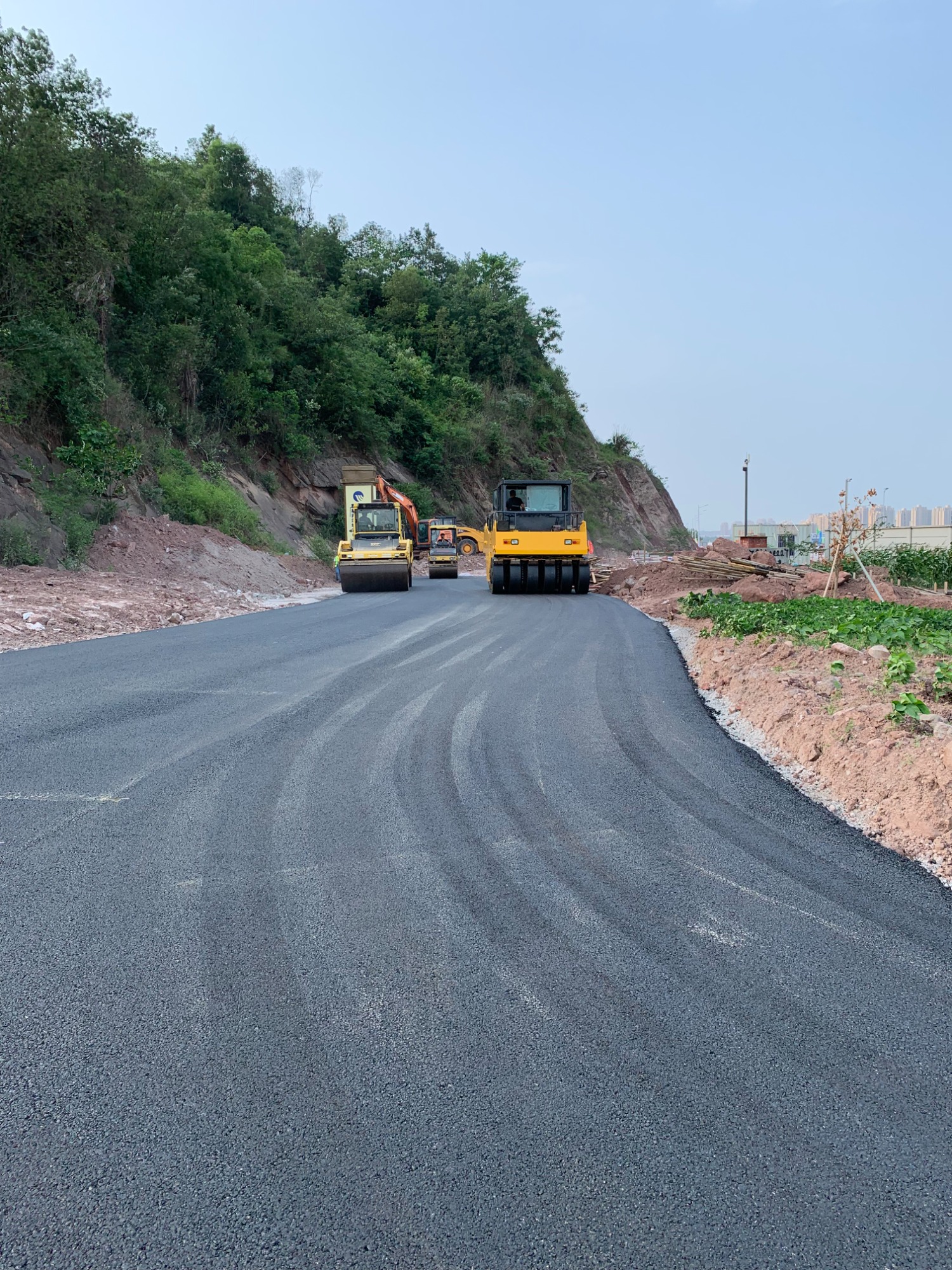 道路养护施工现场
