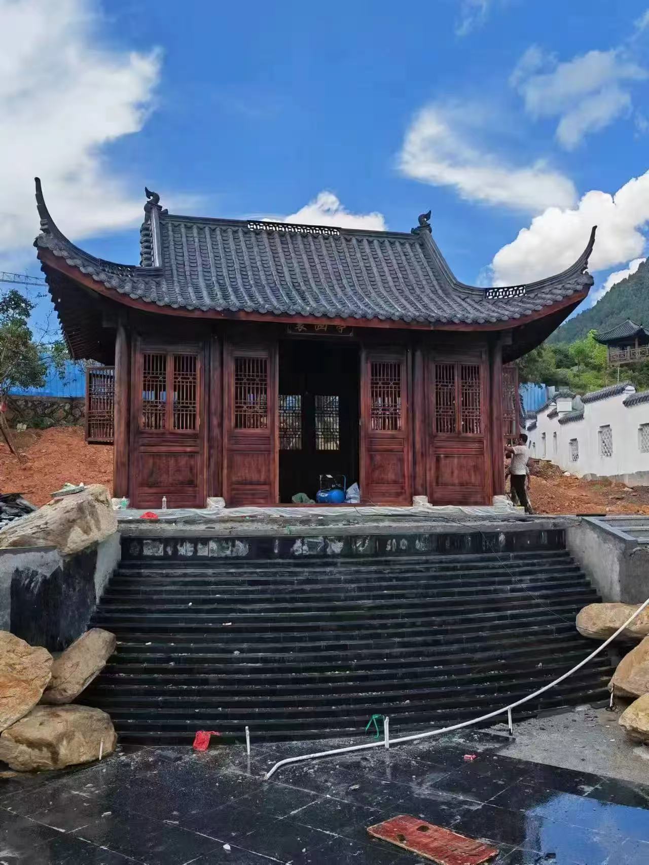 景观连廊实景图