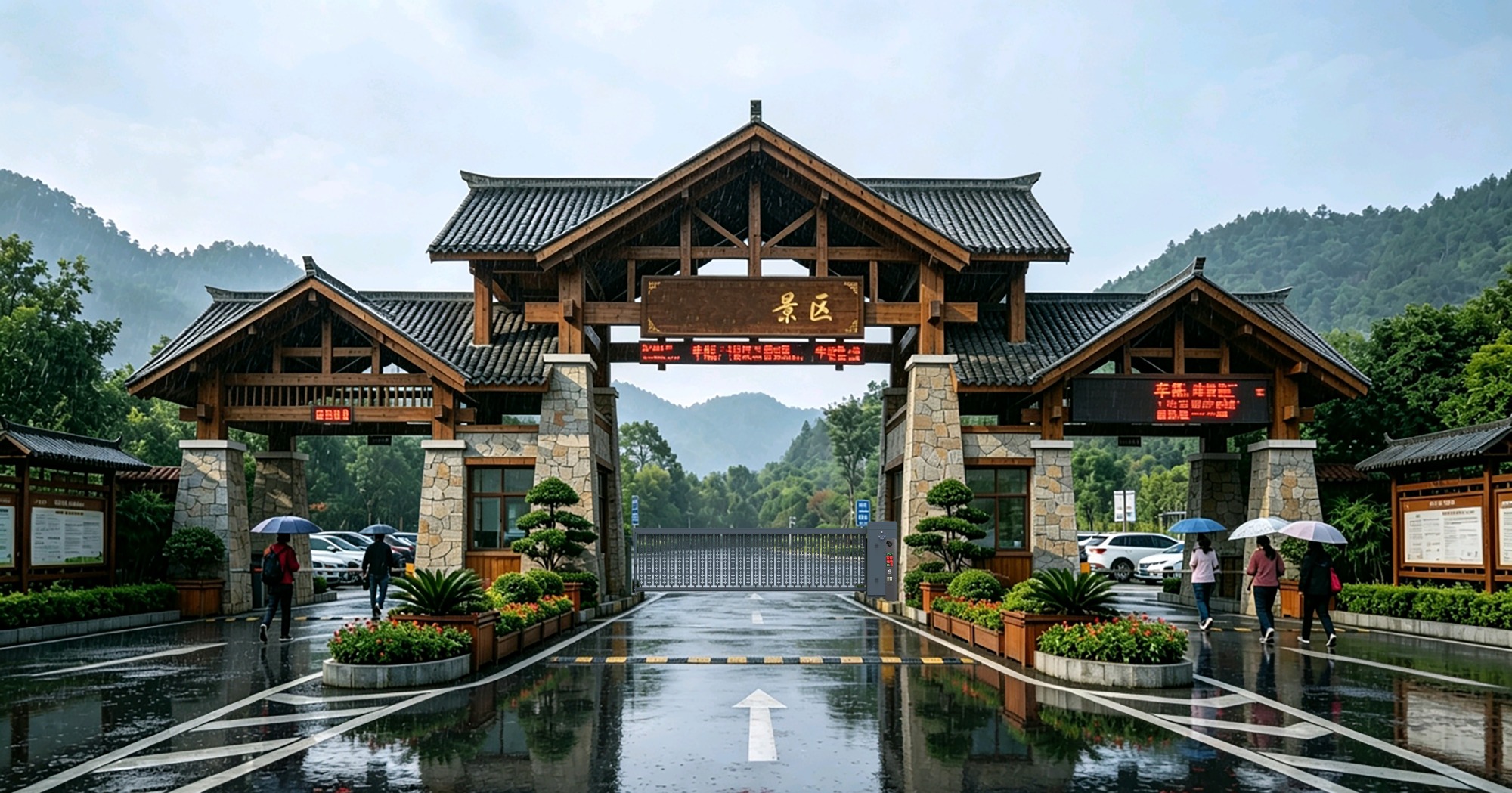智能出入口设备应用实景
