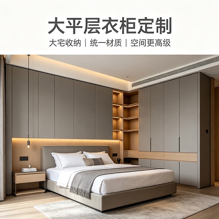 嵌入式衣柜安装实景