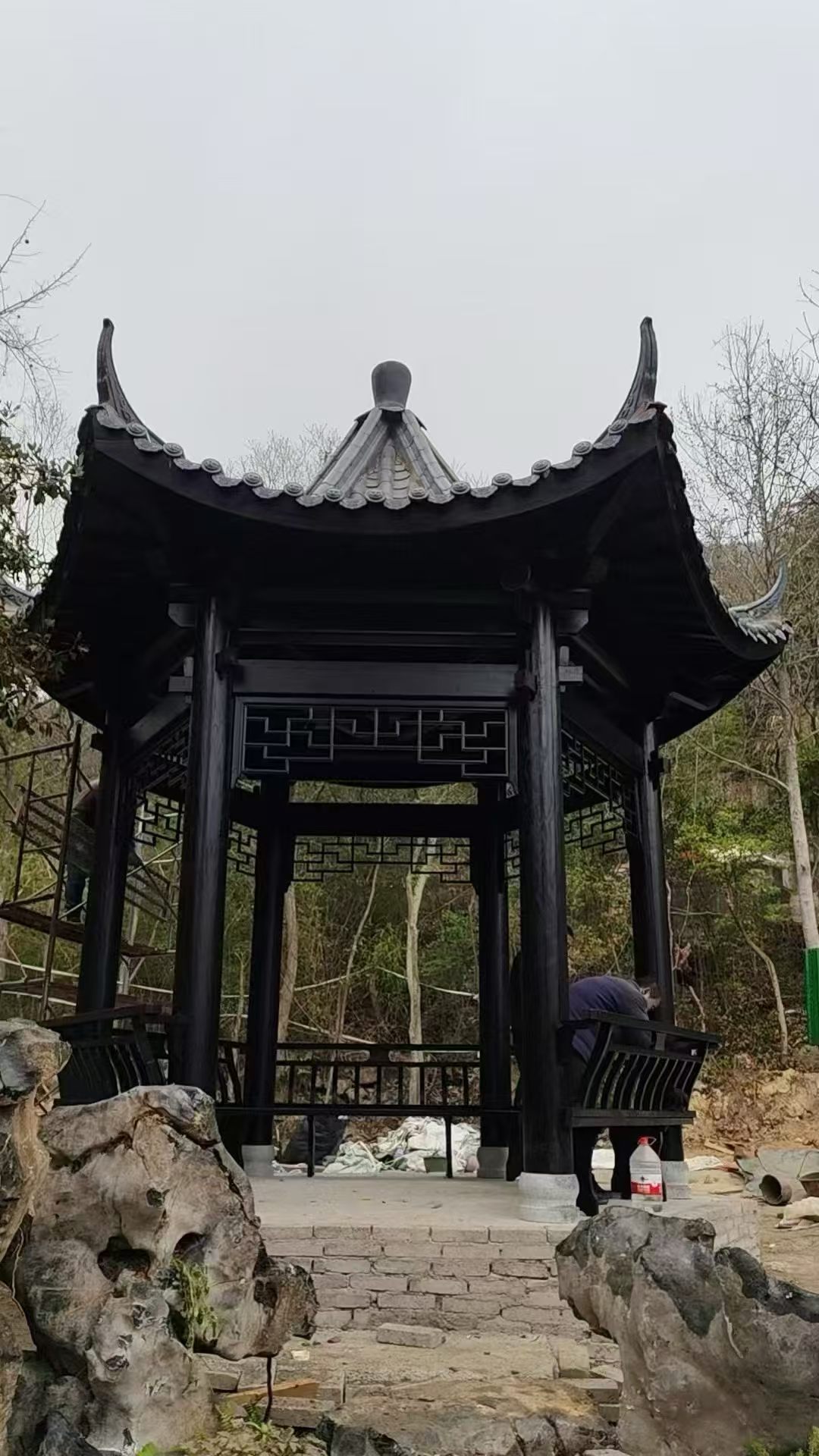 古建凉亭实景