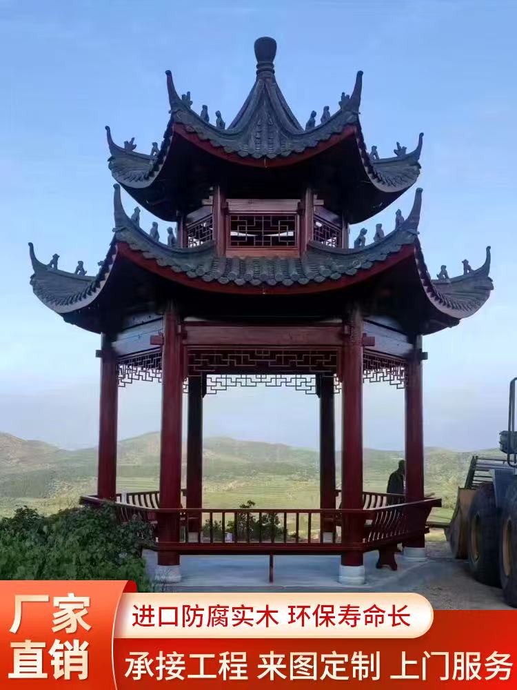 古建凉亭实景