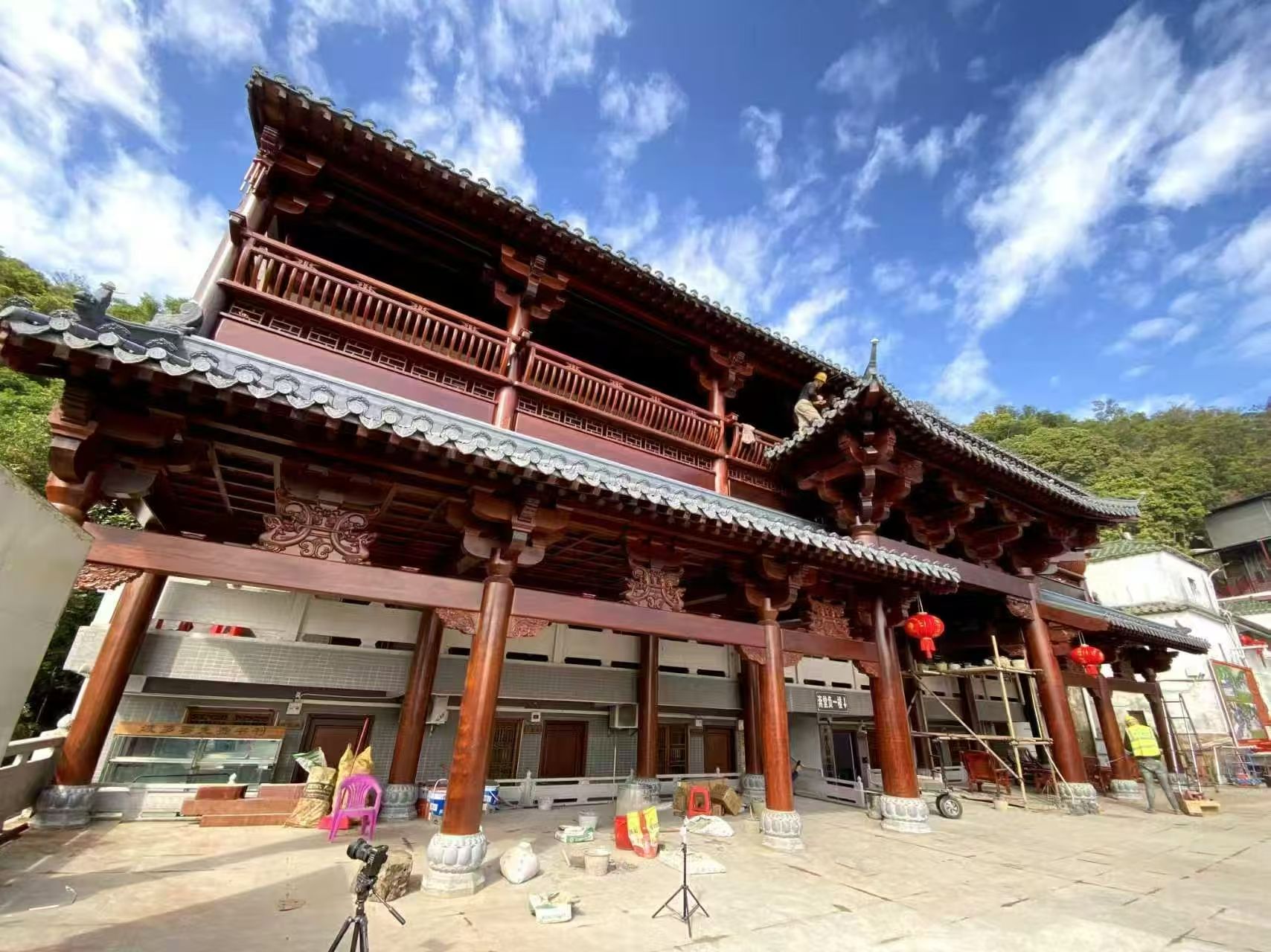古建凉亭生产细节