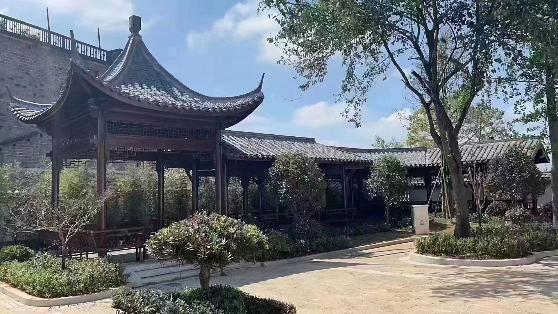 古建凉亭生产实景