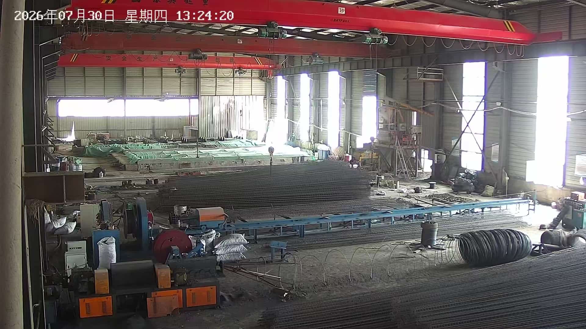 法兰连接电线杆实物展示
