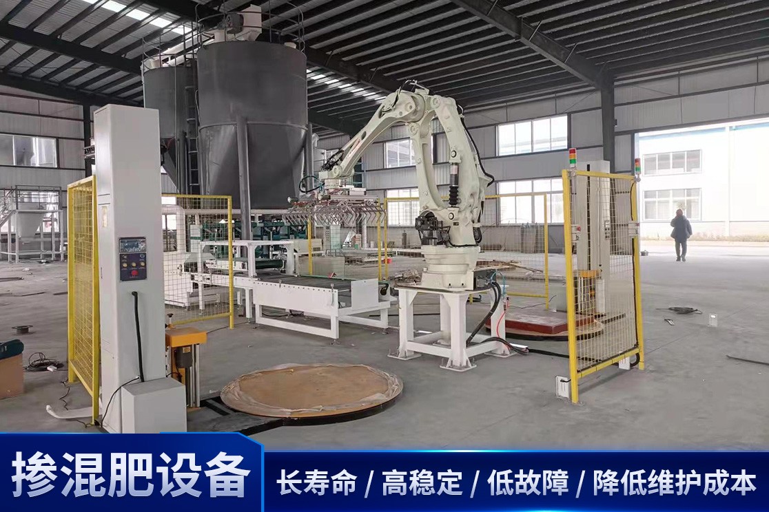 鸡粪有机肥成套生产线示意图