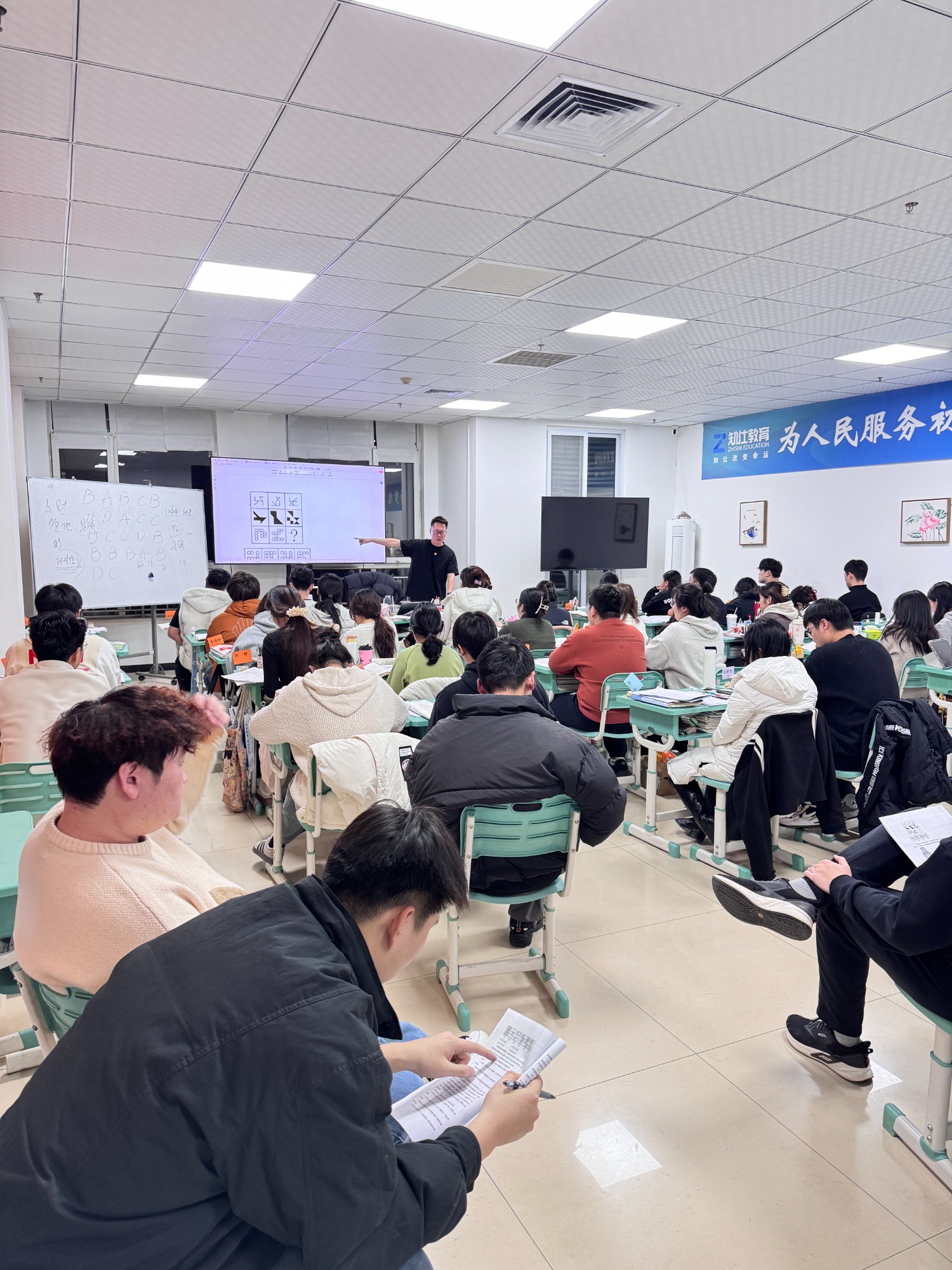面试模拟考场实景