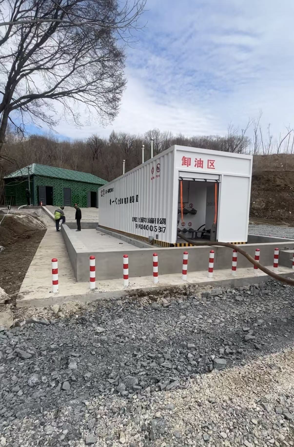 矿区供油设备部署示意图