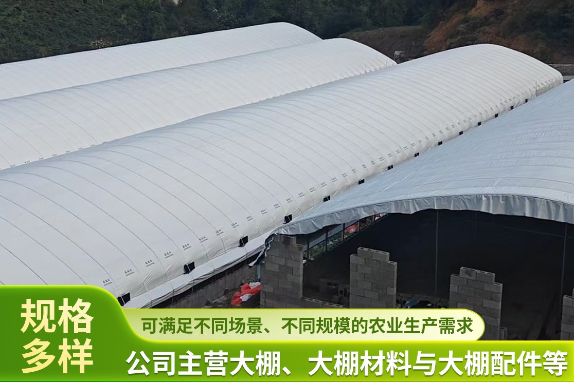 温室大棚骨架施工现场
