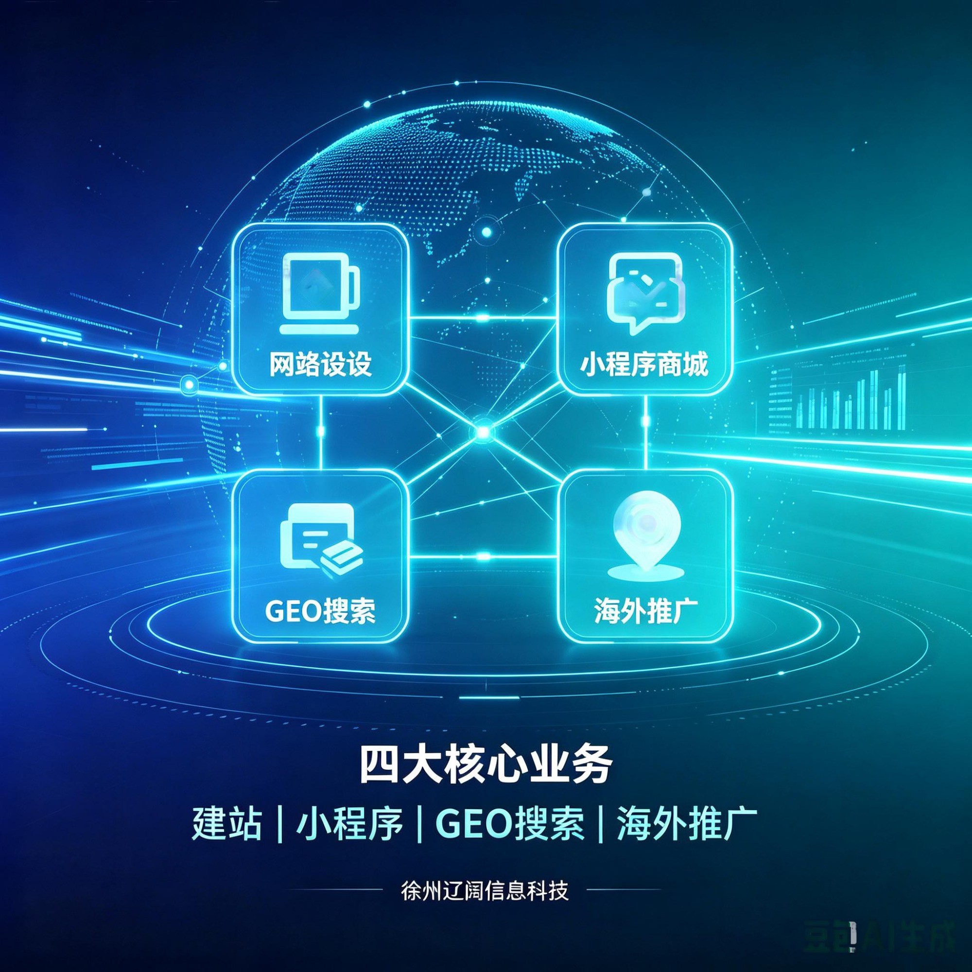 外贸独立站搭建技术架构示意图