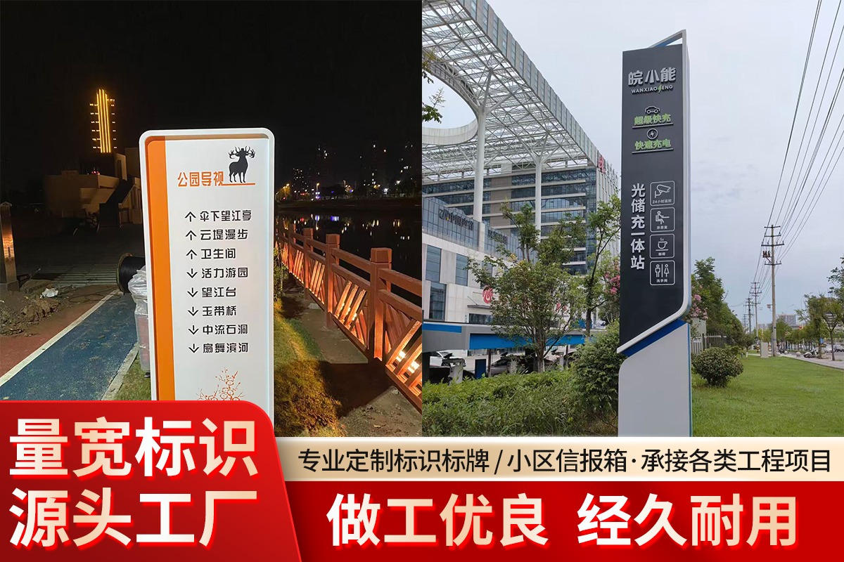 社区导视系统实景