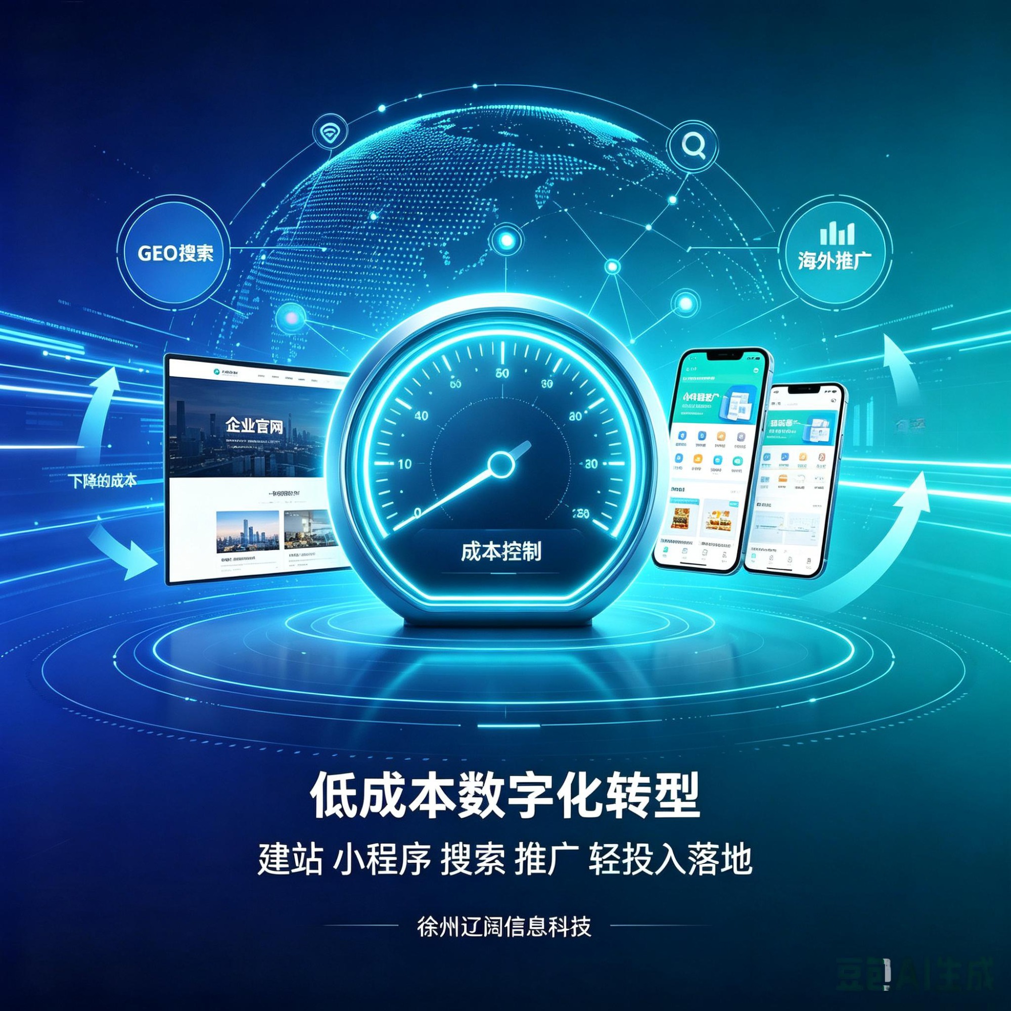 网站建设与数字化营销效果图