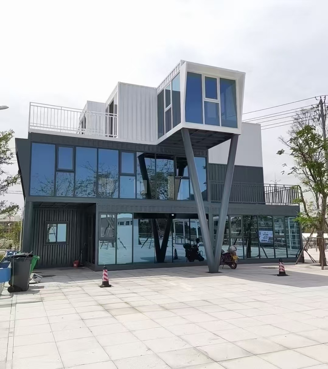 标准箱式房结构示意图