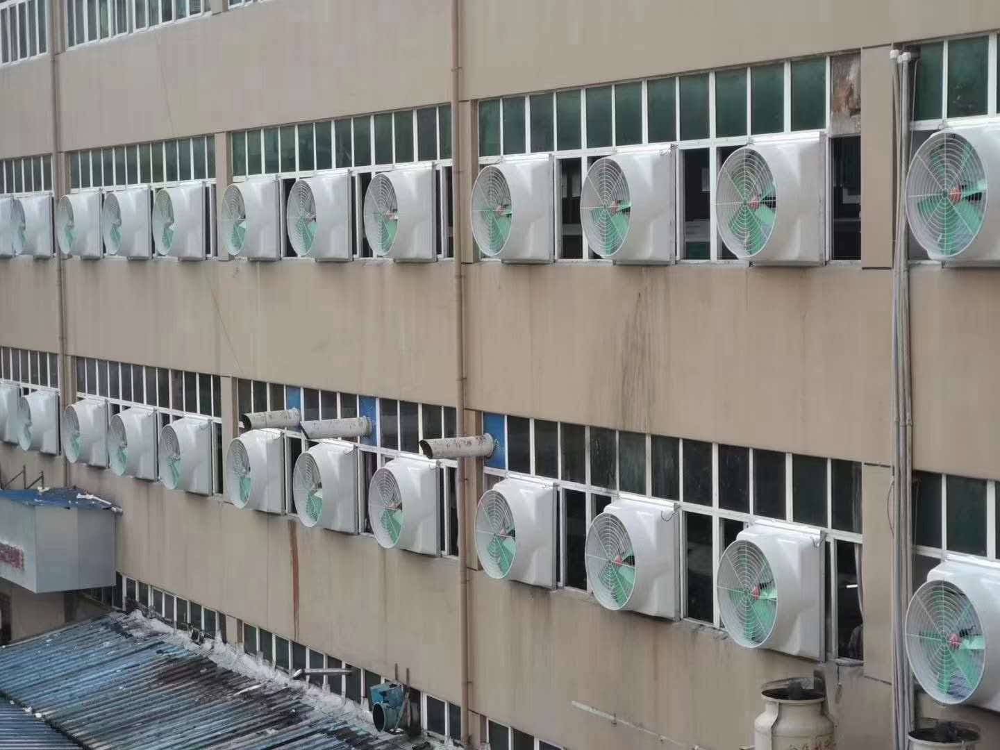 通风降温系统安装实景
