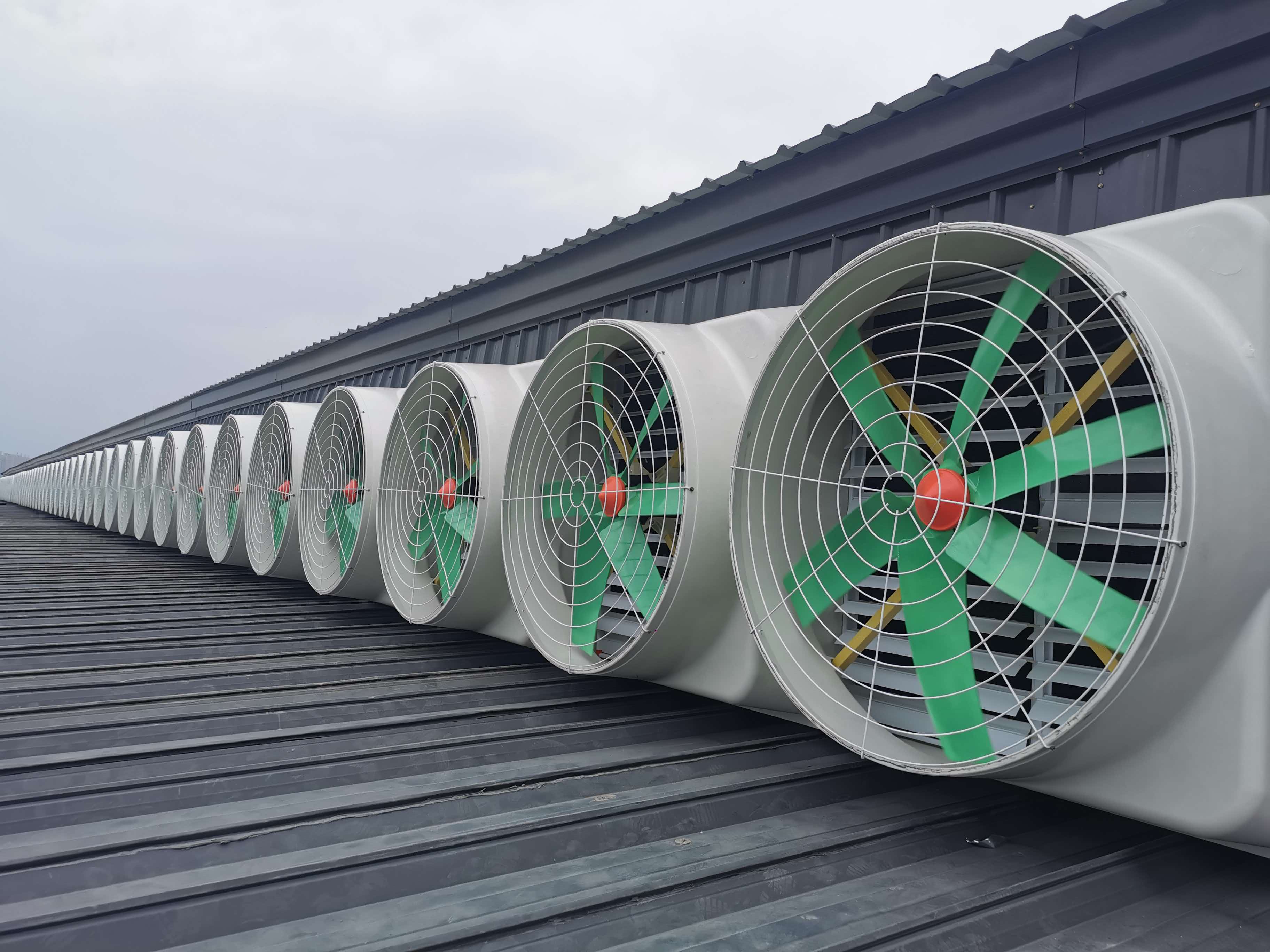 Industrial Ventilation Setup