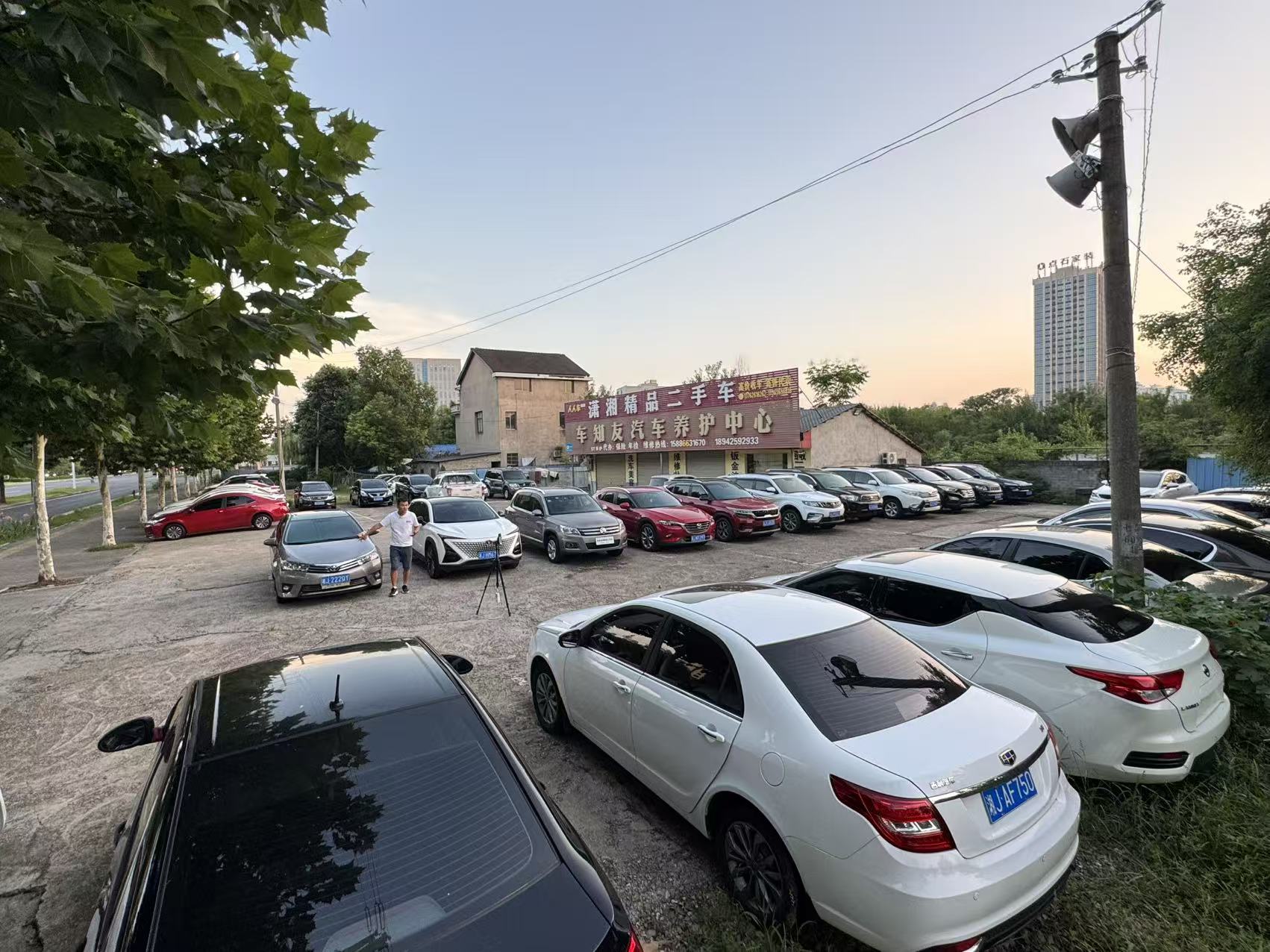 常德本地二手车交易实景