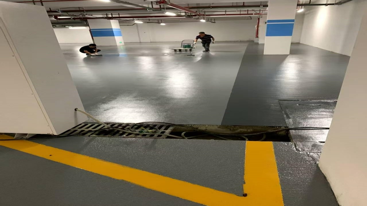 环氧平涂地坪施工工艺示意图