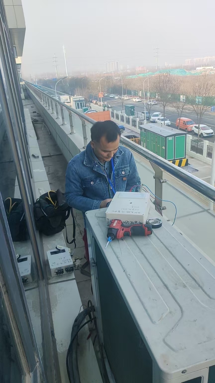 沂源空调安装现场