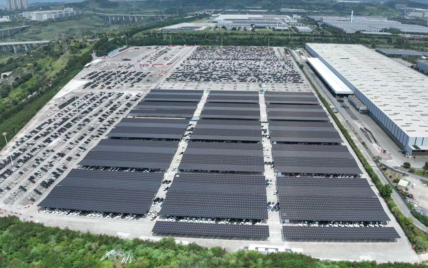 钢结构加工现场示意