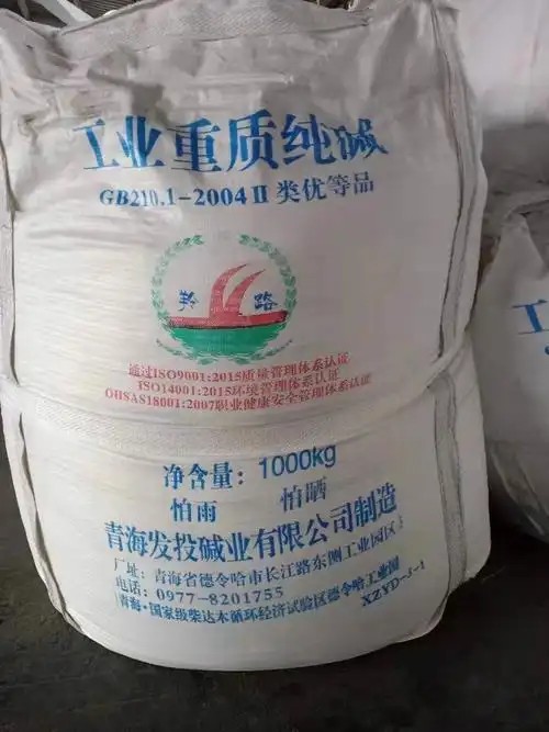 重质纯碱生产车间实景图
