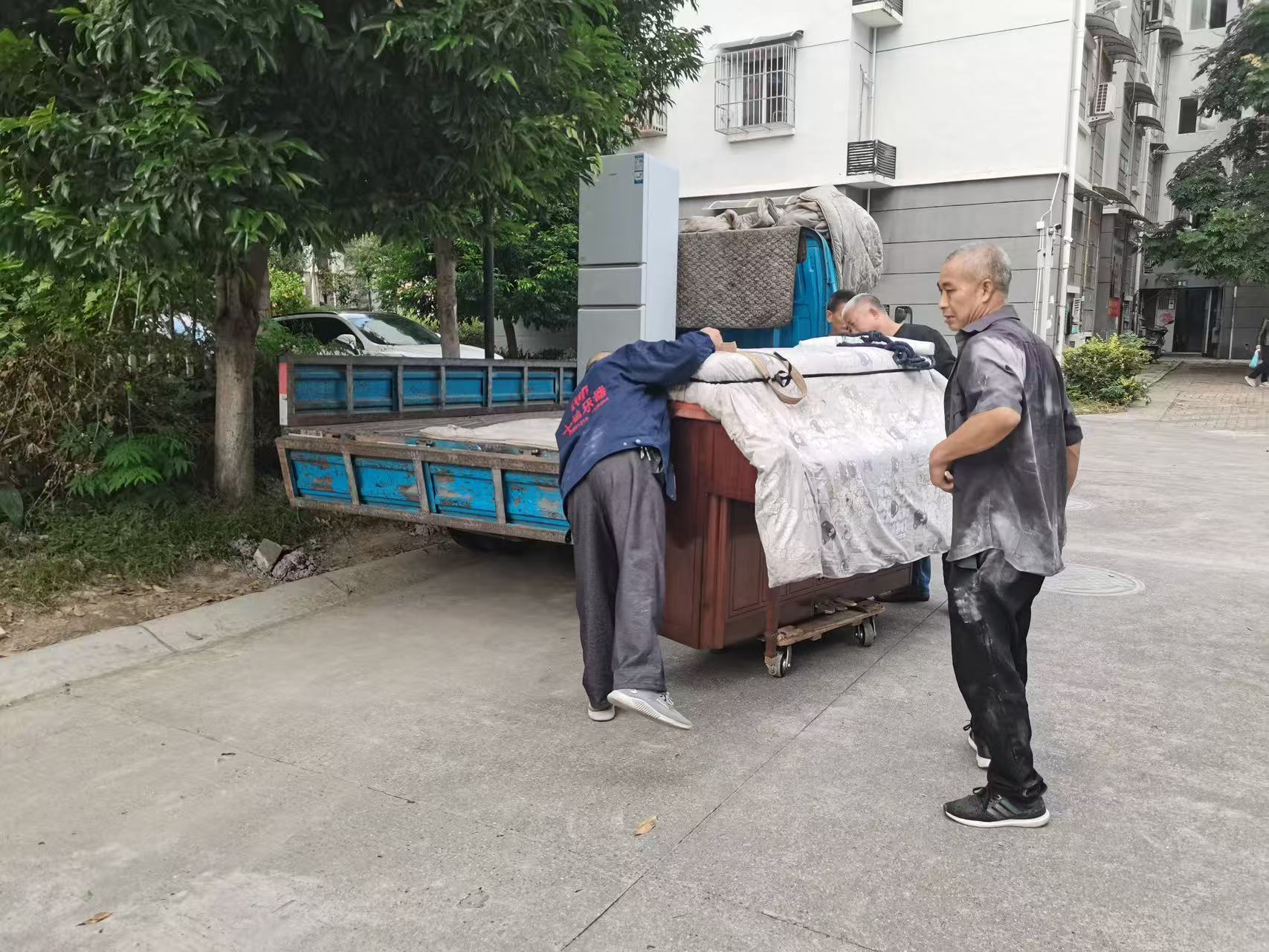 企业搬迁现场作业示意图