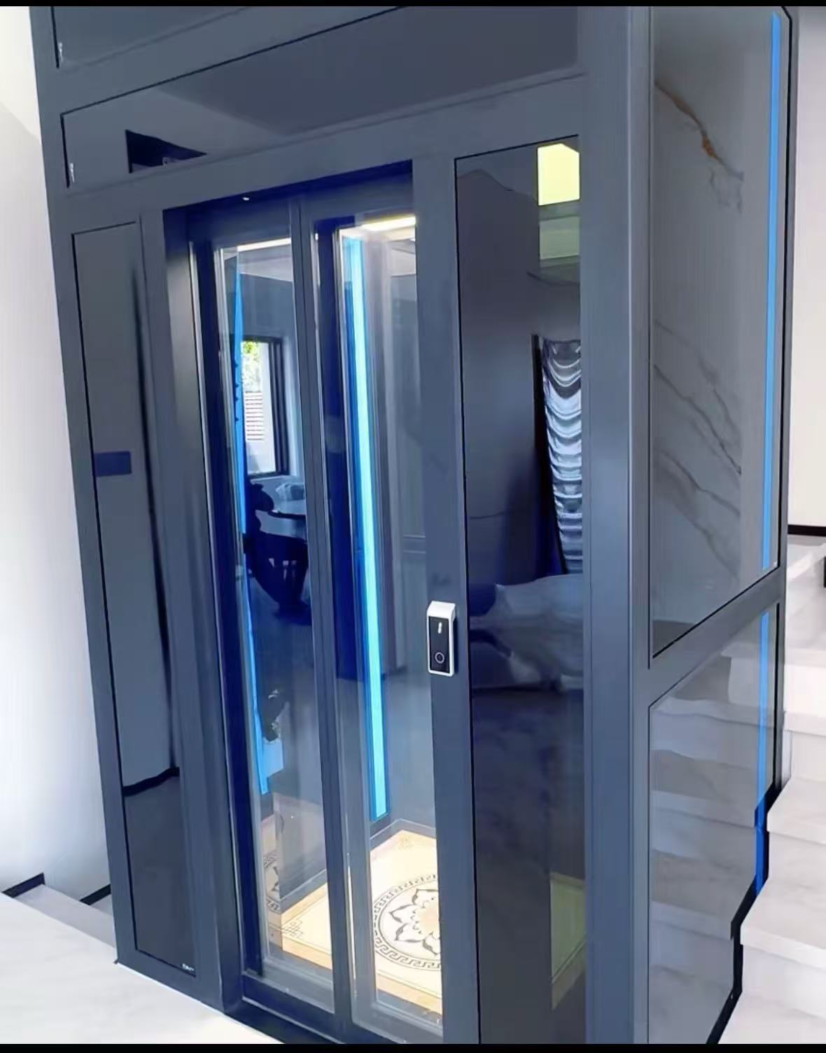 家用电梯技术结构示意