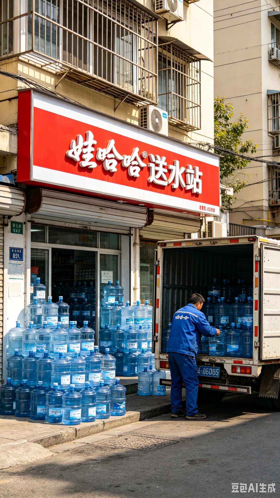 送桶装水服务流程图