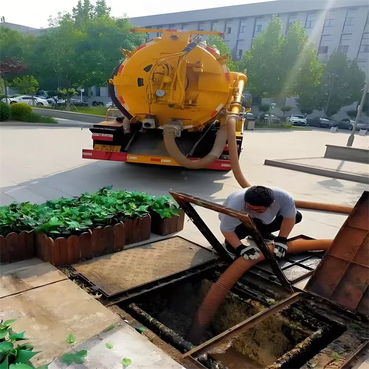 管道清洗作业现场