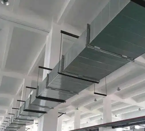 暖通管道安装施工现场