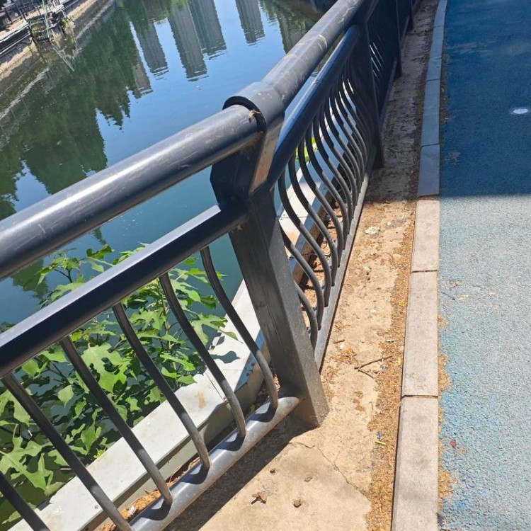 河道护栏工程实拍