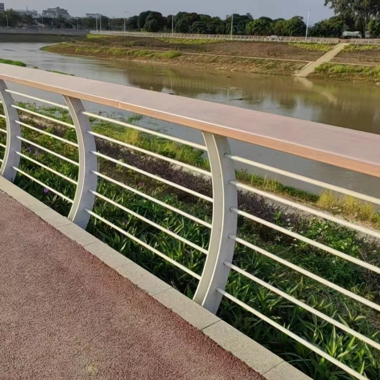 河道护栏实景