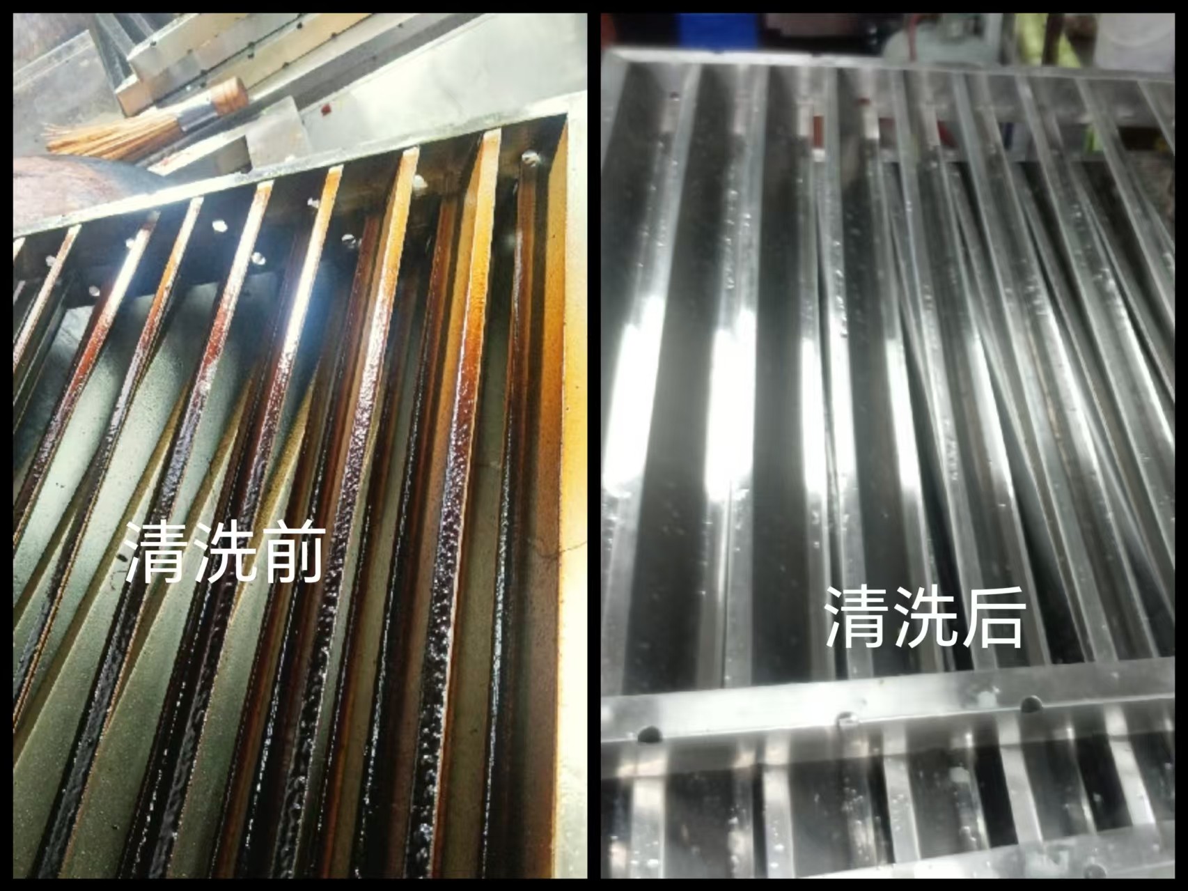 餐饮厨房油烟净化设备安装实景