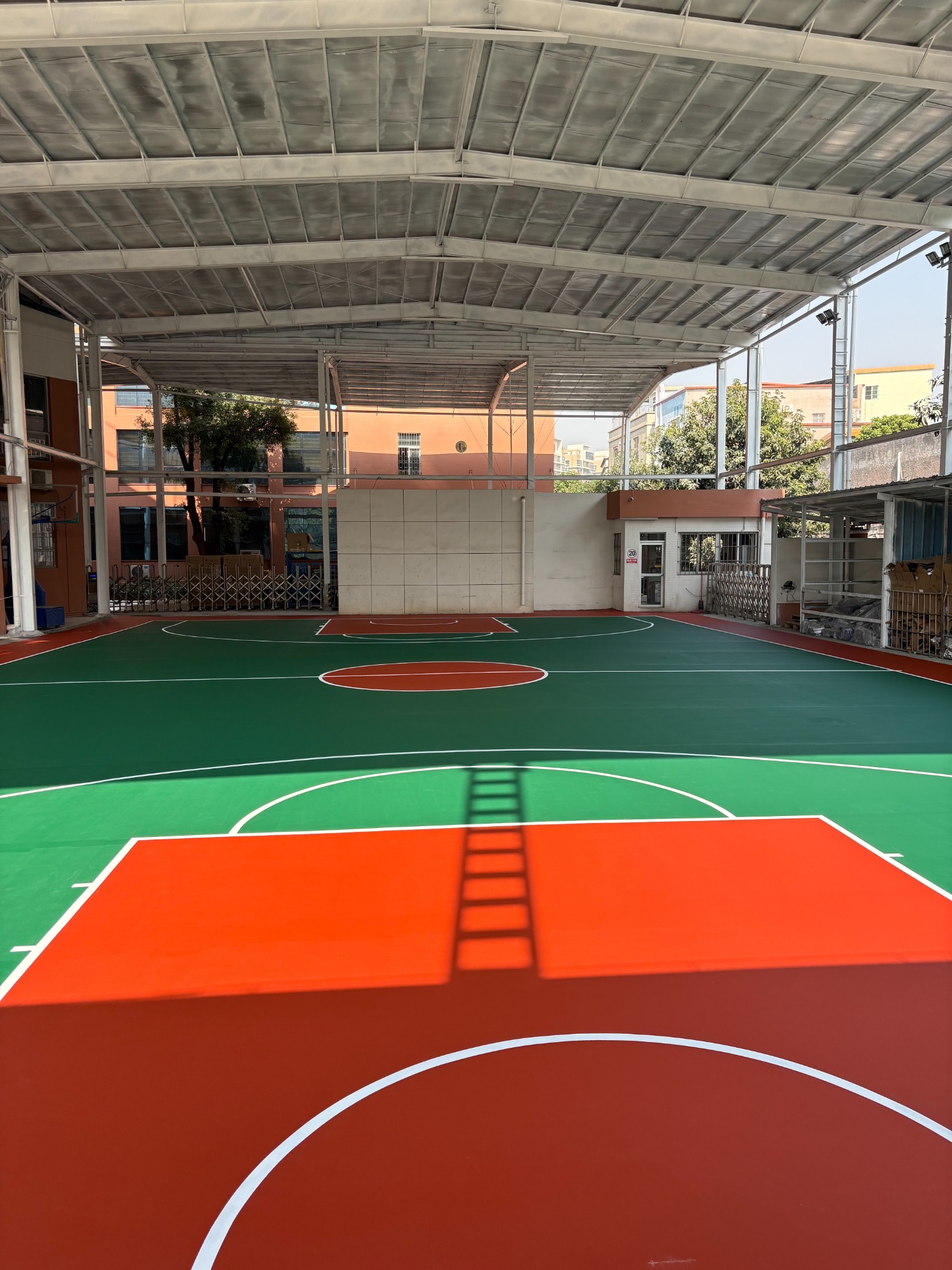 工业地坪施工现场