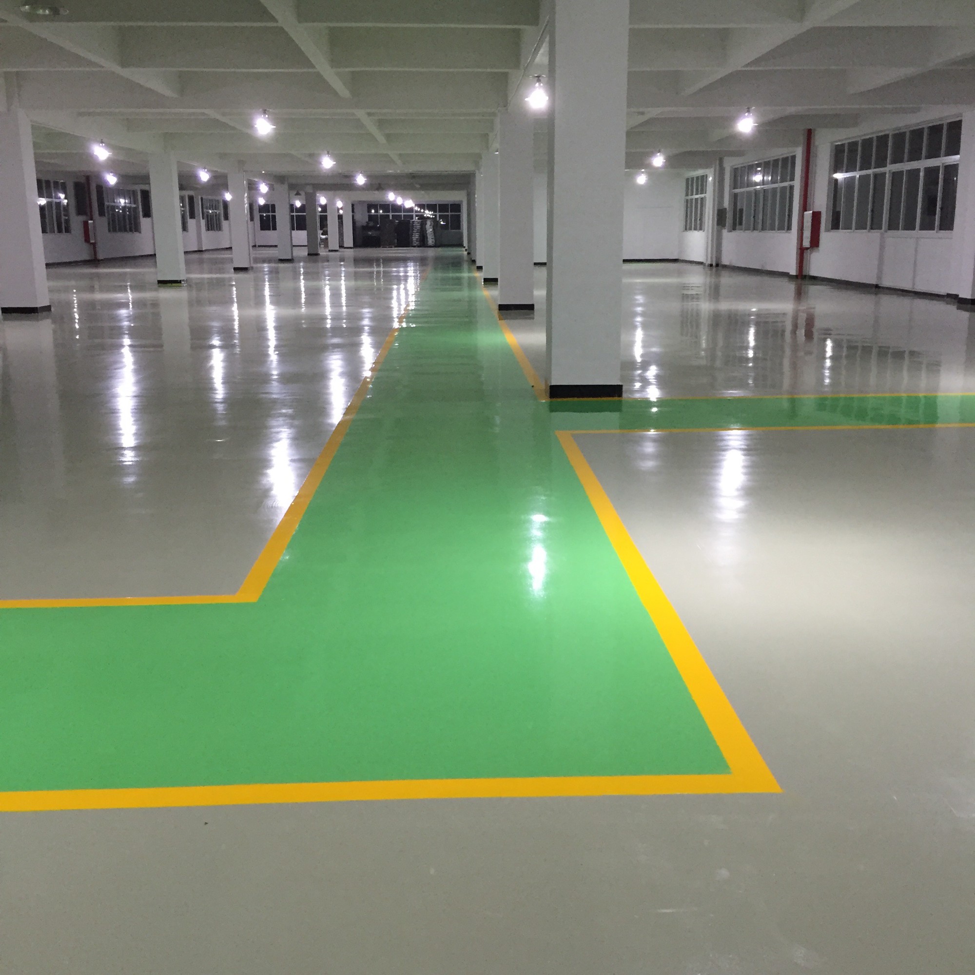 地坪施工现场