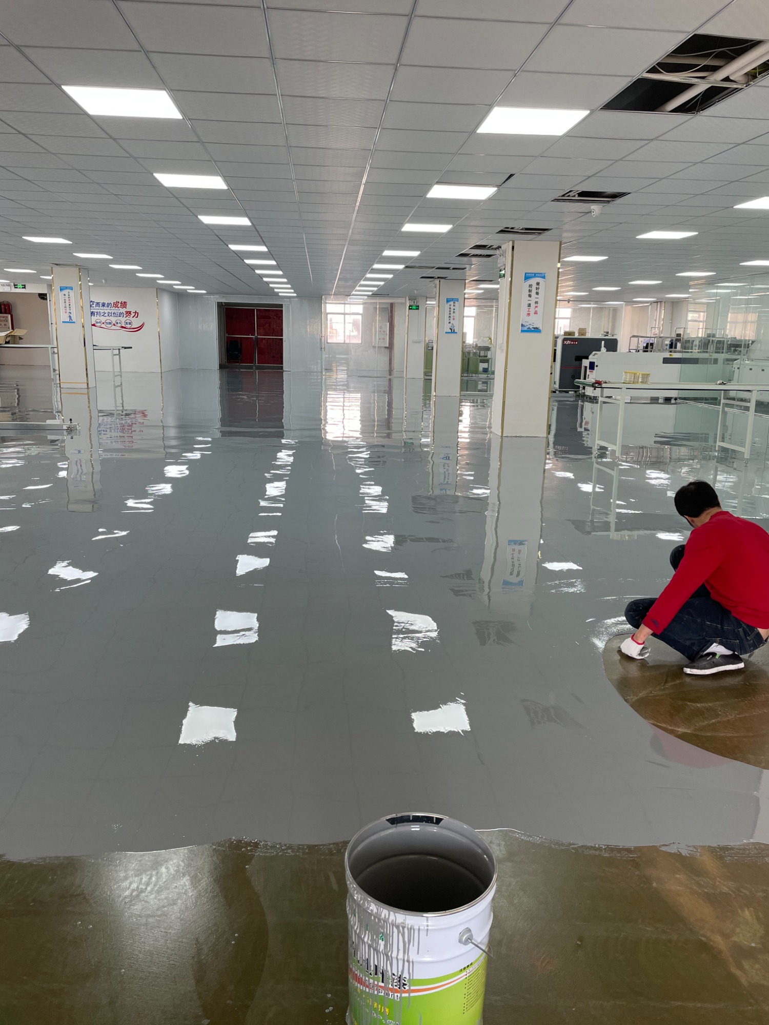地坪施工实景