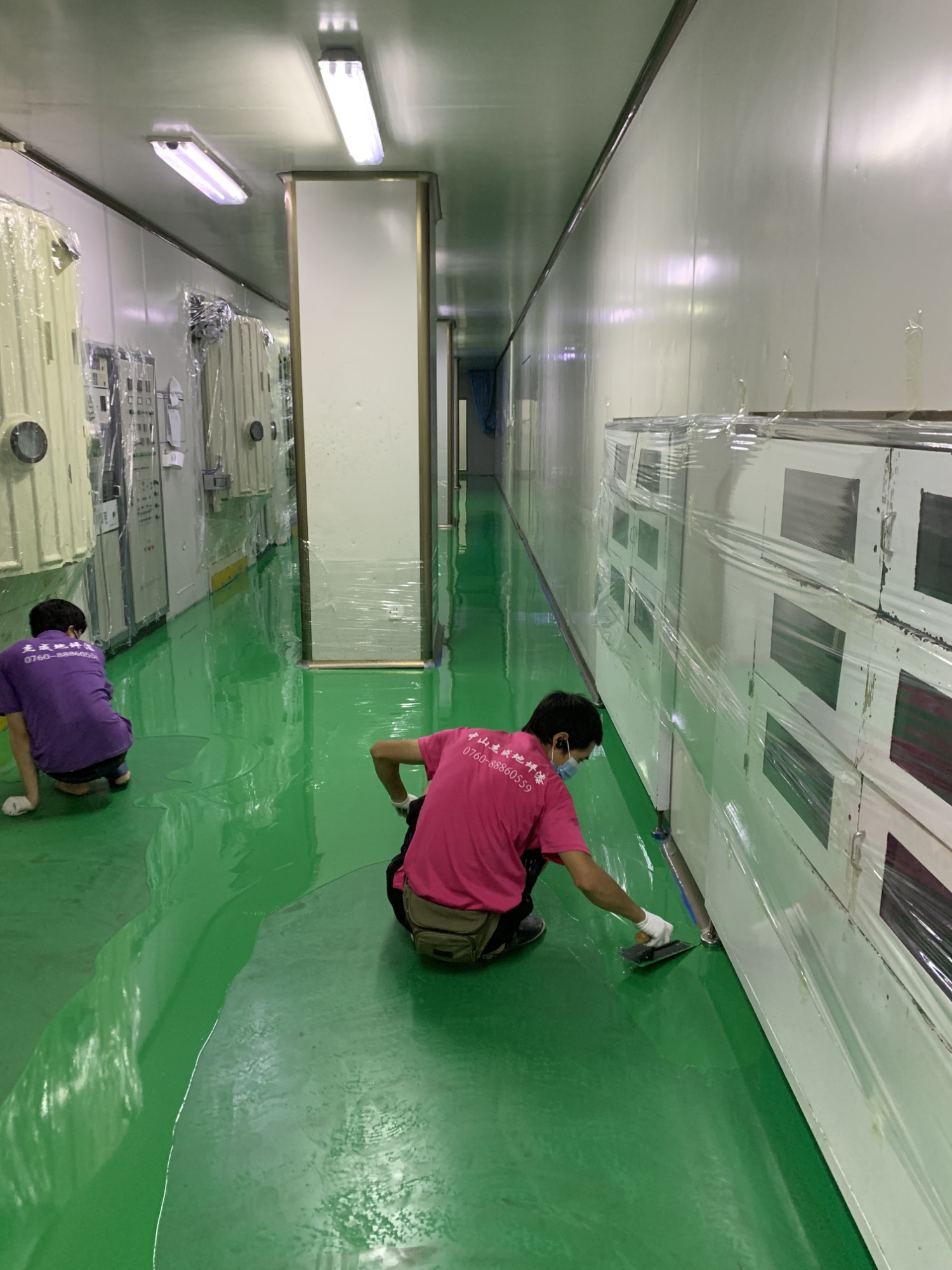 地坪施工实景