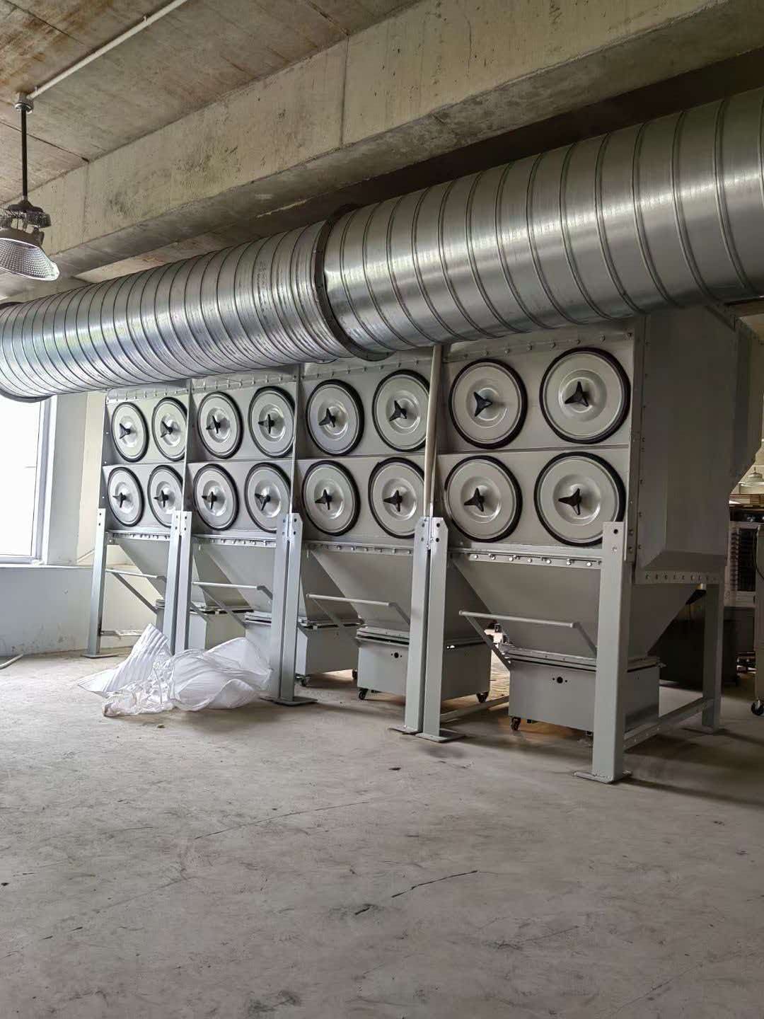 中频炉除尘系统实景