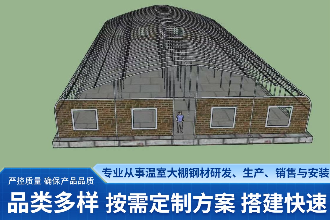 花卉大棚建设实景